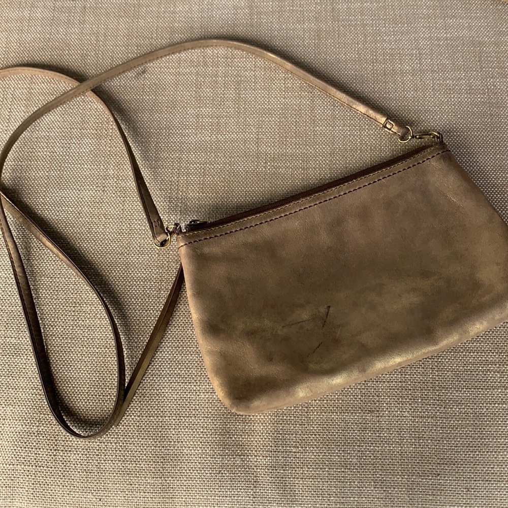 PRE-LOVED HOBO CADENCE  METALLIC CROSSBODY